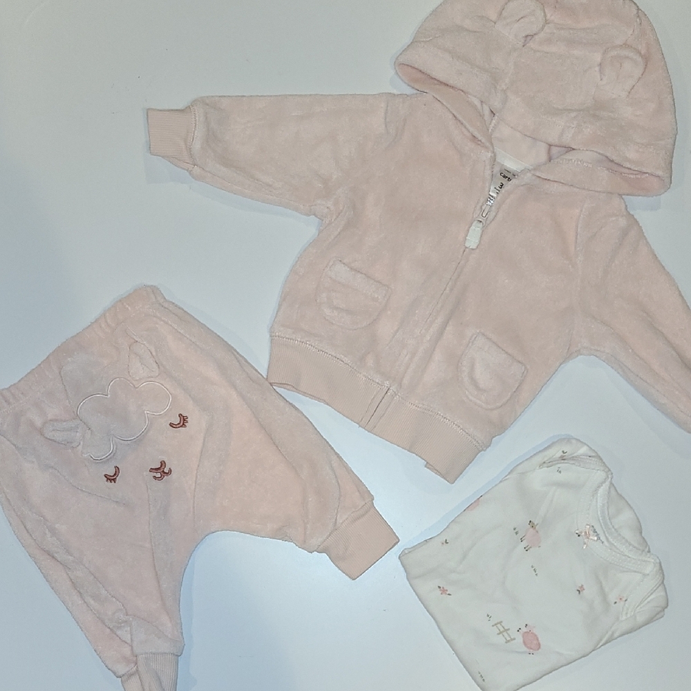 Adorable Pink Baby Outfit Set